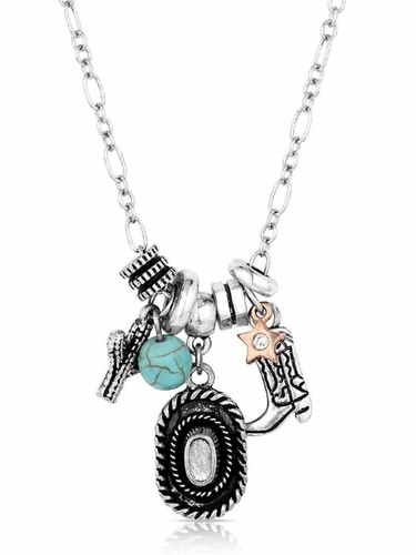 Montana Silversmiths Country Connections Charm Necklace ANC6256 