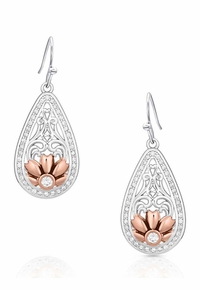 Montana Silversmiths Gates of the Mountains Wildflowers Earrings ER3941