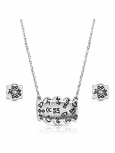 Montana Silversmiths Turquoise Peaks Jewelry Set JS6487