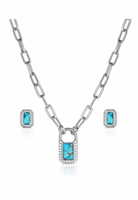 Montana Silversmiths Turquoise Glam Jewelry Set JS6372