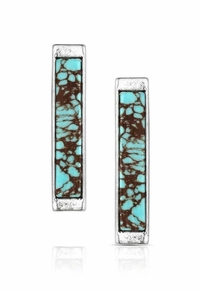 Montana Silversmiths Turquoise River Earrings AER6347