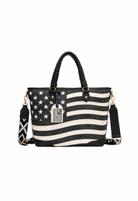 Montana West American Flag Tote Bag MW1385G-8317