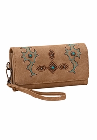 Montana West Concho Embroidered Wallet MW1344