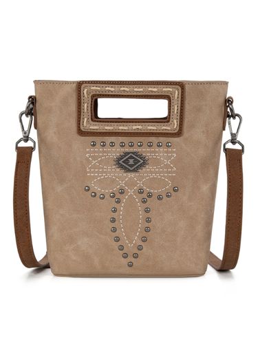 Montana West Cut-Out Embroidered Top Handle Crossbody MW1325