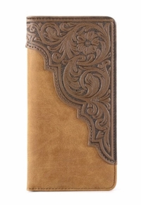 Montana West Mens Bifold Long Leather Wallet MW-613