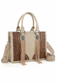 Montana West Tooled Concho Tote Crossbody MW1339