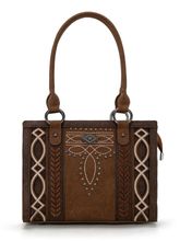 Montana West Cut-Out Embroidered Concealed Carry Tote MW1325G