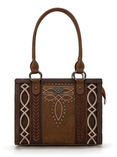 Montana West Cut-Out Embroidered Concealed Carry Tote MW1325G