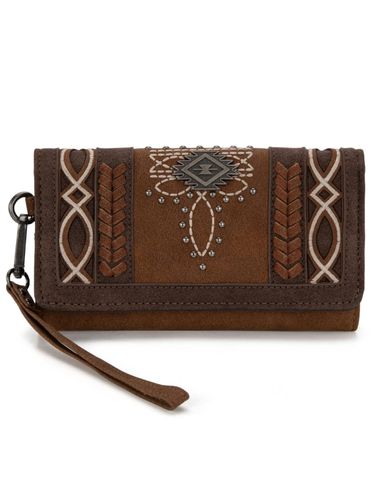 Montana West Cut-Out Embroidered Wallet MW1325
