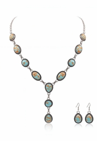 Montana West Western Y Shaped Necklace Earrings Set RNS-04-121