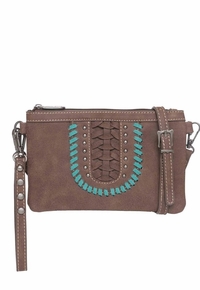 Montana West Whipstitch Collection Clutch/Crossbody 1057-181