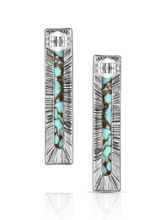 Montana Silversmiths Turquoise River Earrings AER6347