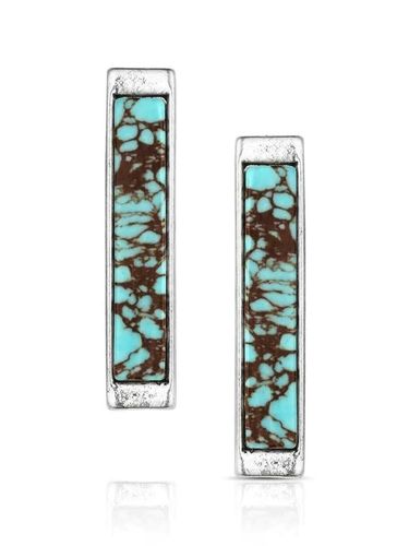 Montana Silversmiths Turquoise River Earrings AER6347