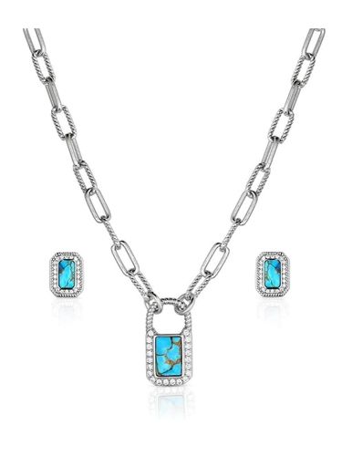 Montana Silversmiths Turquoise Glam Jewelry Set JS6372