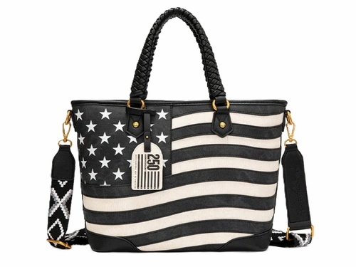 Montana West American Flag Tote Bag MW1385G-8317