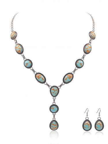Montana West Western Y Shaped Necklace Earrings Set RNS-04-121