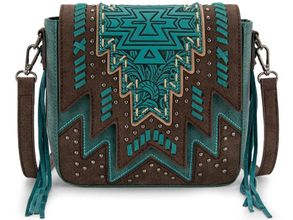 Montana West Tooled Aztec Collection Crossbody MW1354-8360