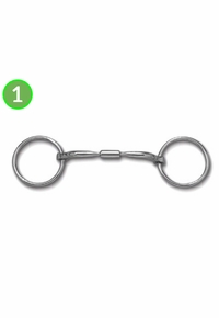 Myler Comfort Snaffle Wide Barrel Loose Ring Bit 89-28025