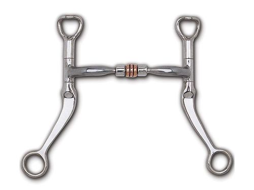 Myler Flat Shank with Comfort Snaffle Copper Roller MB 03 89-11034 SAVE $26 CLEARANCE