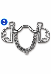 Myler Kimberwick with Stainless Steel Ported Barrel 89-25335