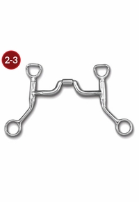 Myler Narrow Low Ported Barrel Bit with HBT shanks89-20435