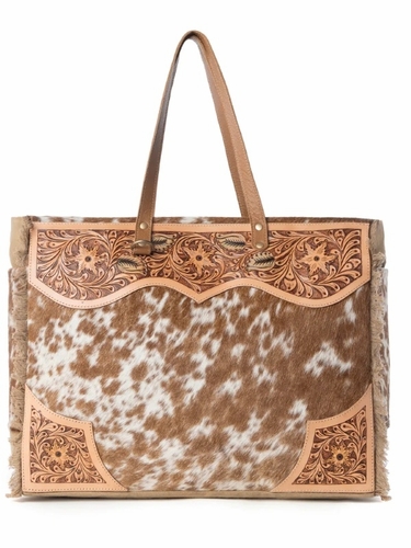 Myra Cartwright Hand-Tooled Bag