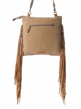 Myra Tumbleweed Trail Fringed Handtooled Bag S-14561