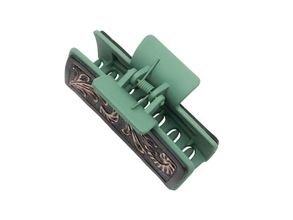 Myra Western Spirit Hair Comb Clip in Hand Tooled S-10211