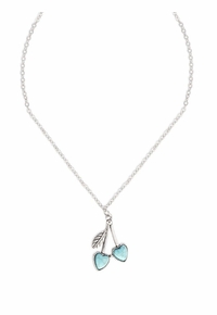 Myra Dangling Hearts Necklace S-11641