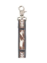 Myra Braided Buckle Hairon Key Fob S-12140