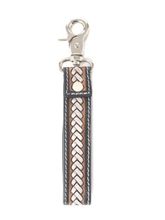 Myra Braided Buckle Hairon Key Fob S-12140