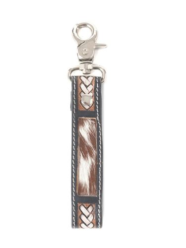Myra Braided Buckle Hairon Key Fob S-12140