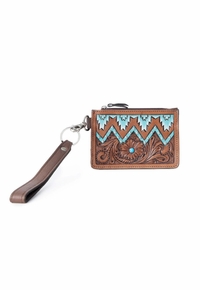 Myra Hand Hewn Western Card Holder S-1453