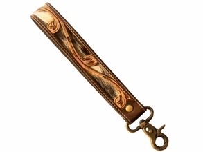 Myra Wildvine Pony Western Handtooled Key Fob S-1437