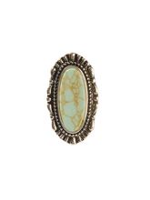 Myra Spirit Halo Turquoise Stone Ring S-13429