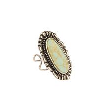 Myra Spirit Halo Turquoise Stone Ring S-13429