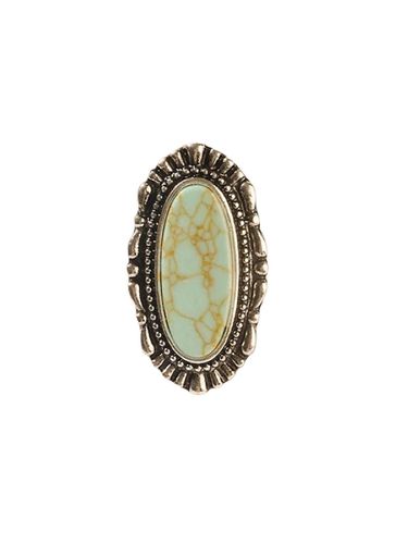 Myra Spirit Halo Turquoise Stone Ring S-13429