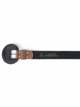 Myra Bag Western Wreath Leather Belt Bronco Sky S-13360