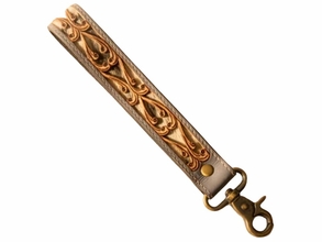 Myra Wildvine Pony Western Handtooled Key Fob S-1437