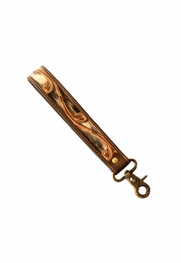 Myra Wildvine Pony Western Handtooled Key Fob S-1437