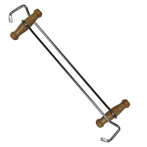 Natural Wood Long Boot Hooks
