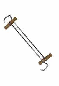 Natural Wood Long Boot Hooks