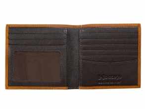 Nocona Mens Large Bifold Boot Stitched Brown Wallet N500049902