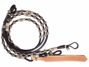 Professional's Choice Rawhide Romal Reins 3PRR