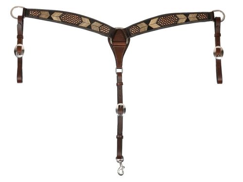 Professionals Choice Chocolate Arrowhead Breast Collar 3P60387