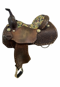 PRICE REDUCED!  14.5Inch Used H3 Performance Saddle Barrel Saddle Wide Tree