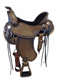 PRICE REDUCED AGAIN!!  16 Inch Used Timberline Trail Saddle 369
