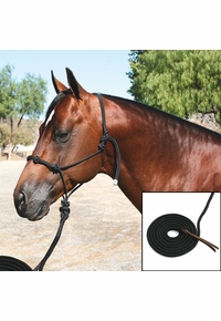 Professional's Choice Clinician Halter with 15 Foot Lead HRC
