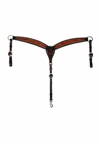 Professionals Choice Buckstitched Filigree Breast Collar 3P6035