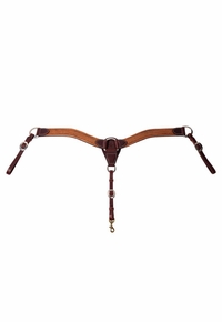 Professionals Choice Hand Stamped Contoured Breast Collar 1165ANT